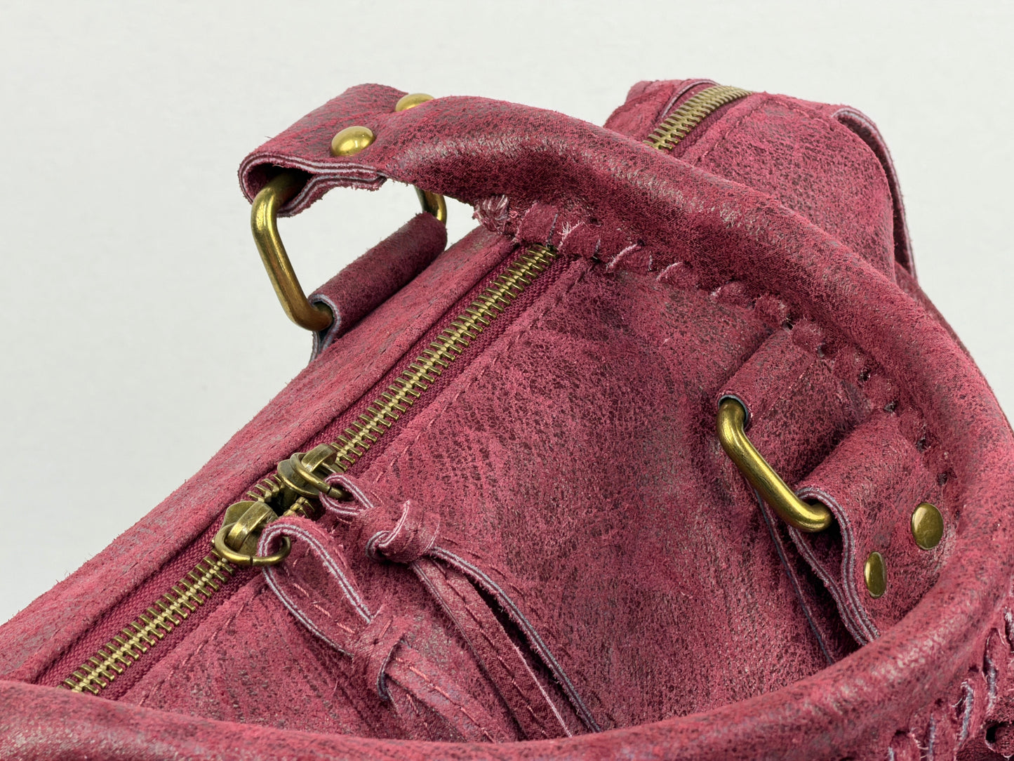 Borsa city grande GIADA - Pelle stampata in borsa a mano - EmilyHu LOVE