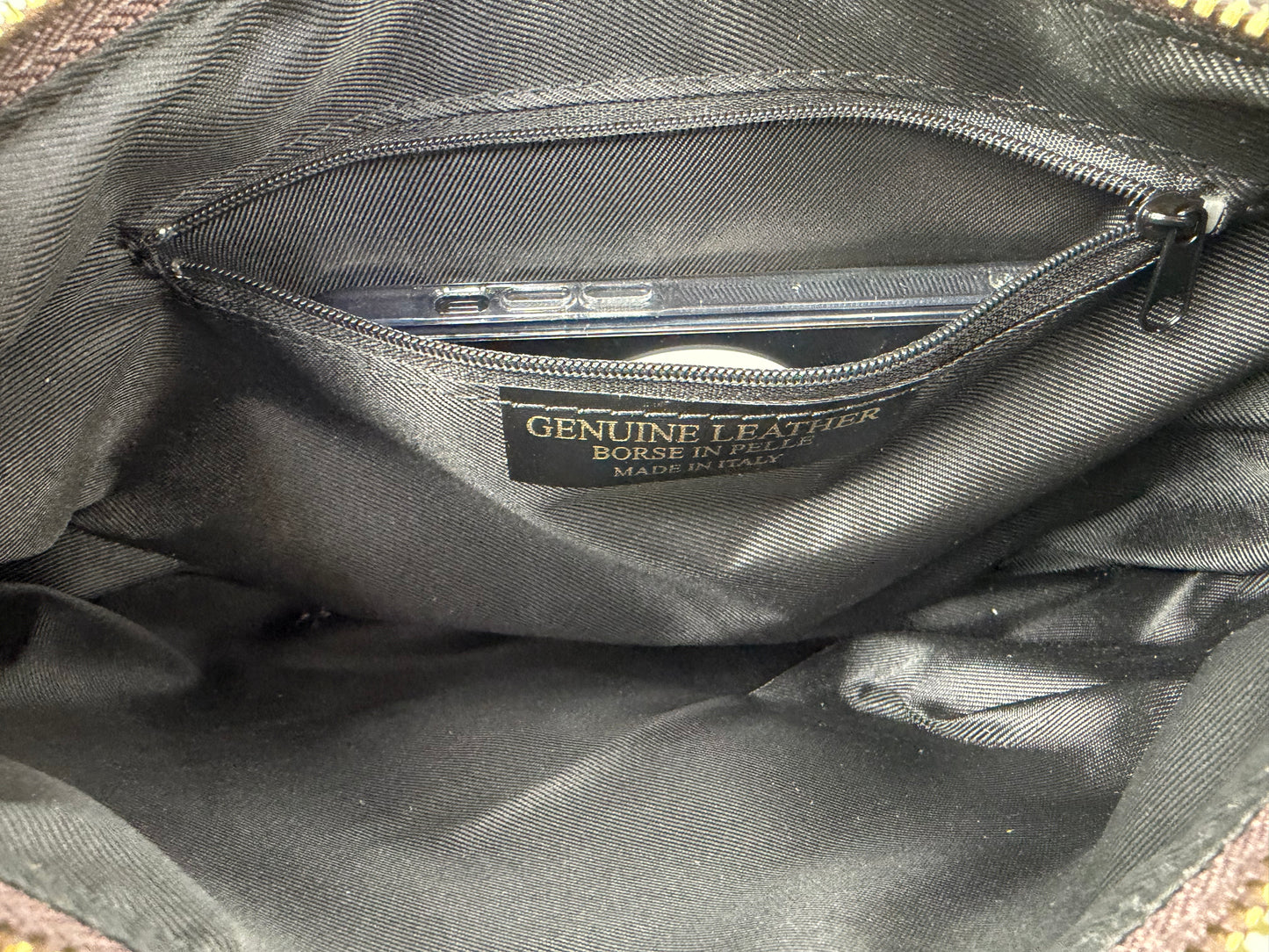 Borsa a tracolla in camoscio con frange - Marrone Scuro in borsa a spalla - EmilyHu LOVE