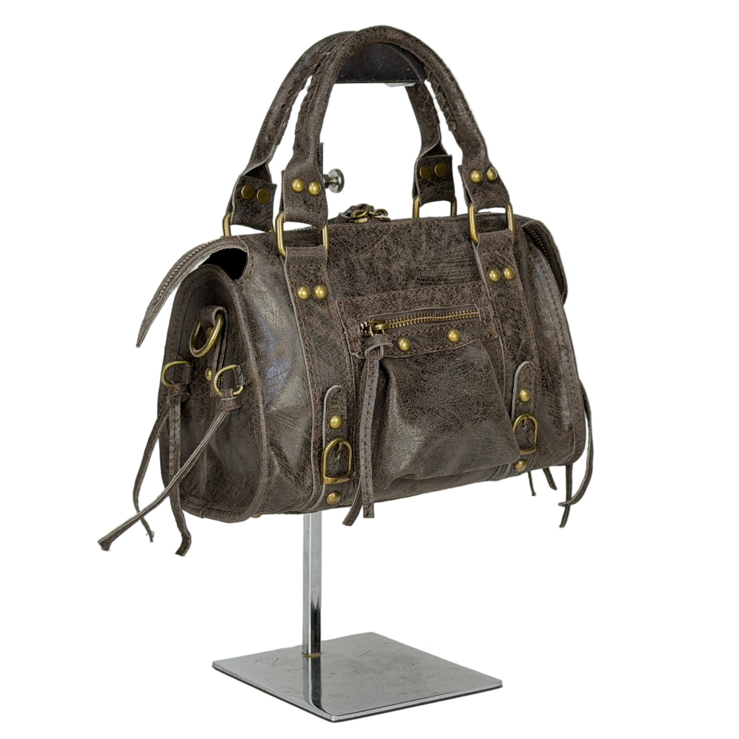 City bag mini - Marrone scuro in borsa a mano - EmilyHu LOVE