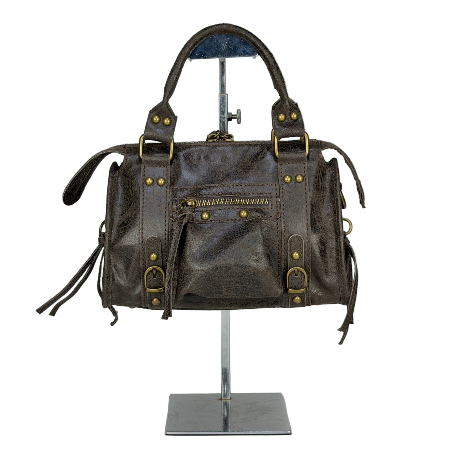 City bag mini - Marrone scuro in borsa a mano - EmilyHu LOVE