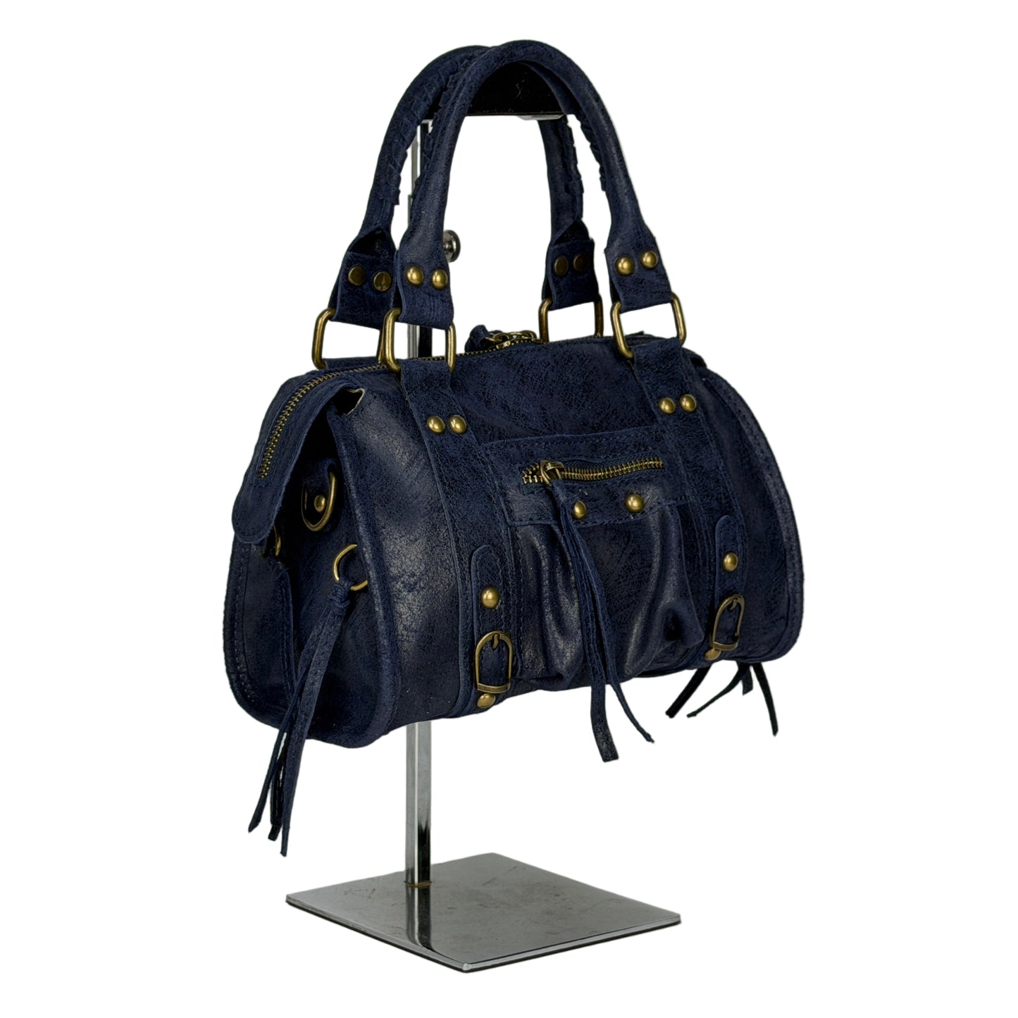 City bag mini - Blu in borsa a mano - EmilyHu LOVE