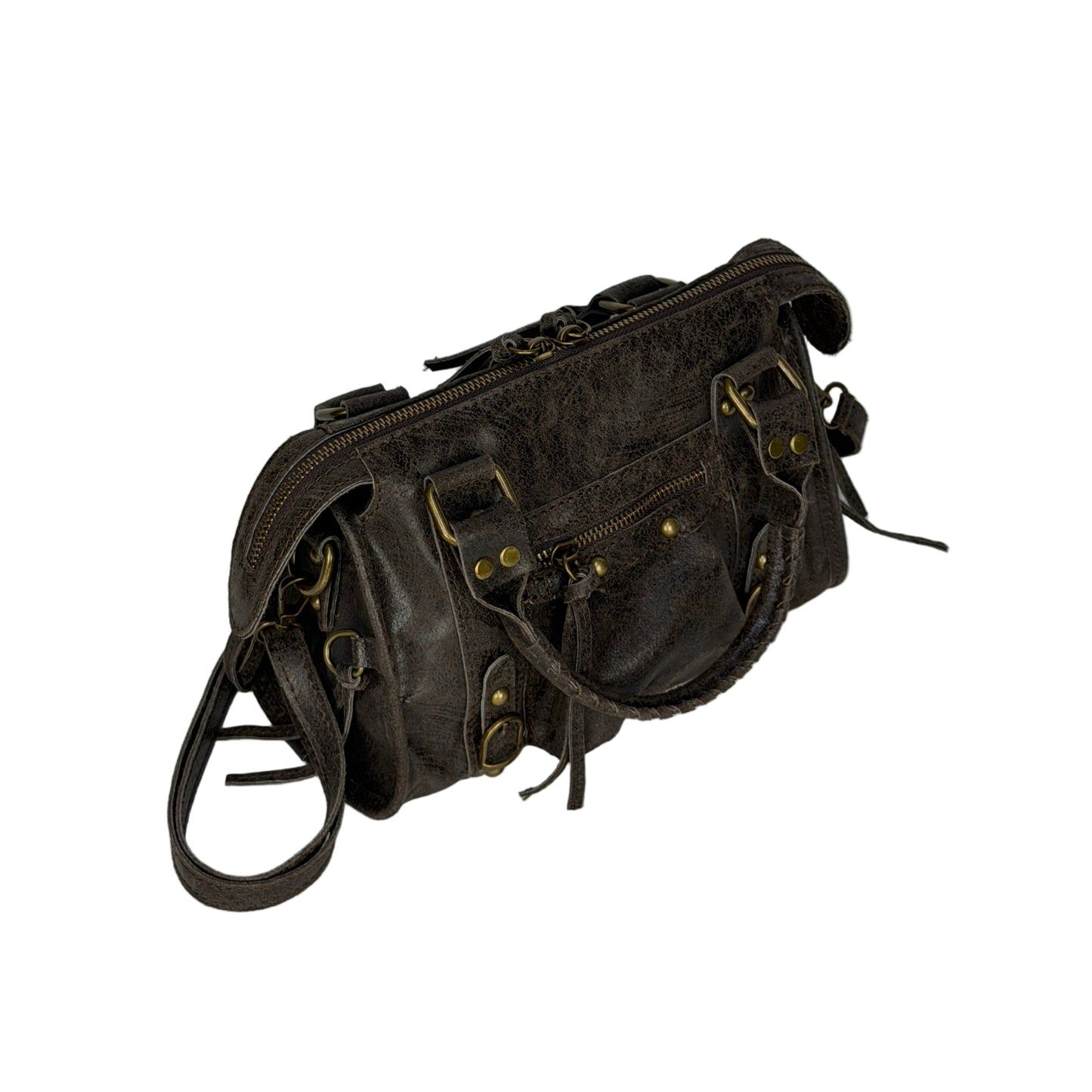 City bag mini - Marrone scuro in borsa a mano - EmilyHu LOVE