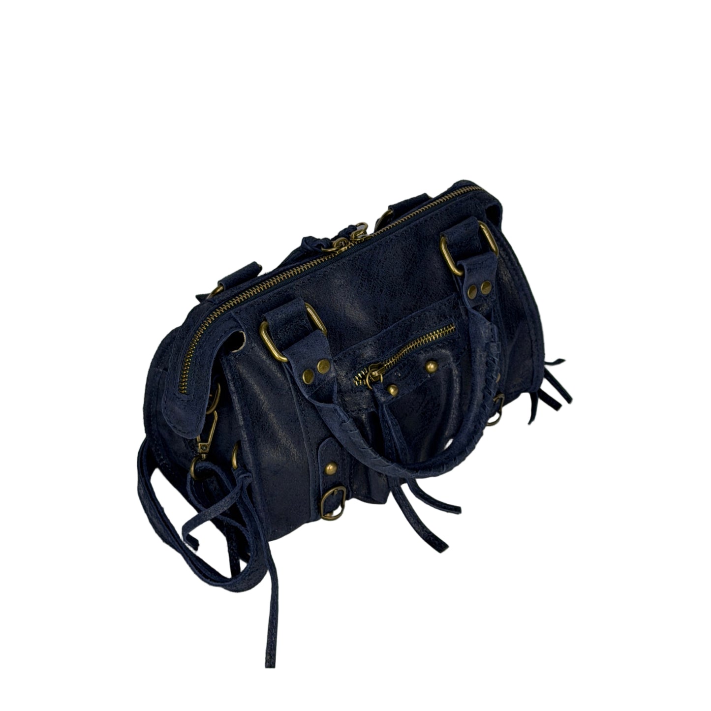 City bag mini - Blu in borsa a mano - EmilyHu LOVE