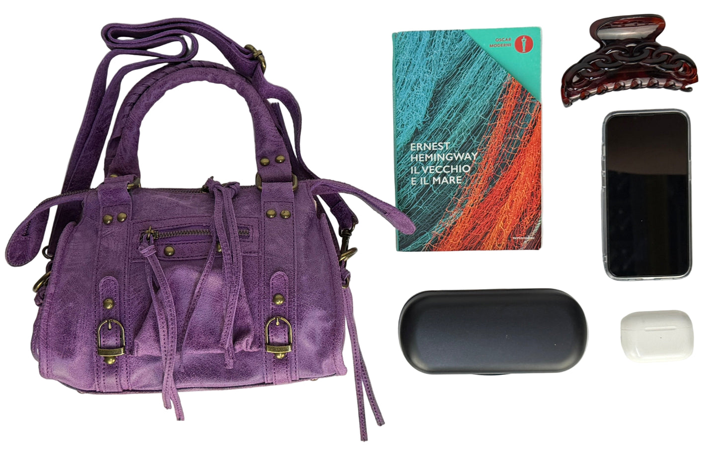 City bag mini - Viola in borsa a mano - EmilyHu LOVE