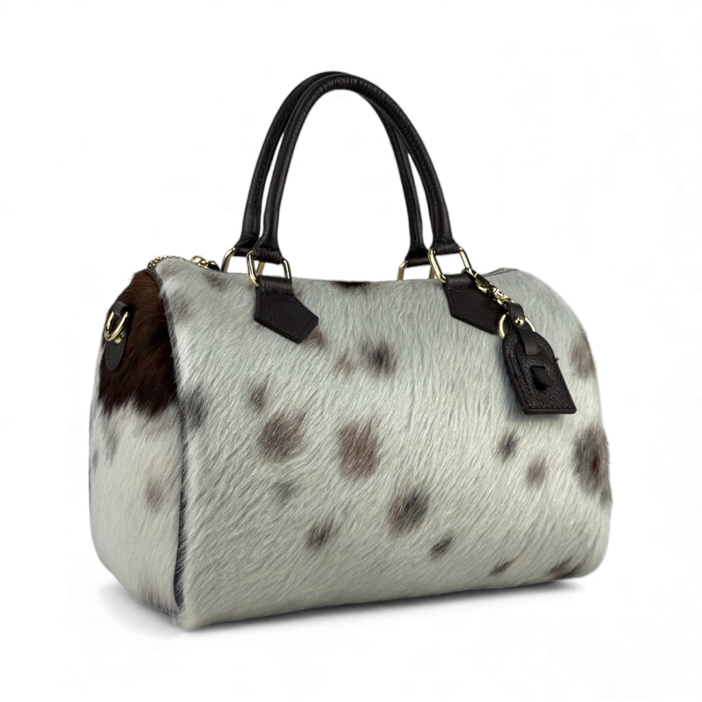 Borsa RENNA in pelle con pelo