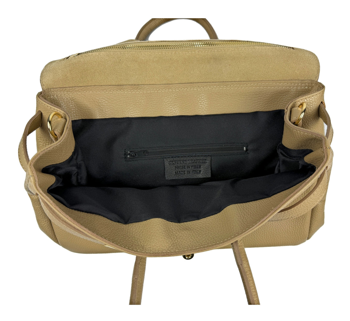 Borsa a Mano Grande - Chloé in Borsa a Mano in Pelle Martellata con Patta e Zip - EmilyHu LOVE
