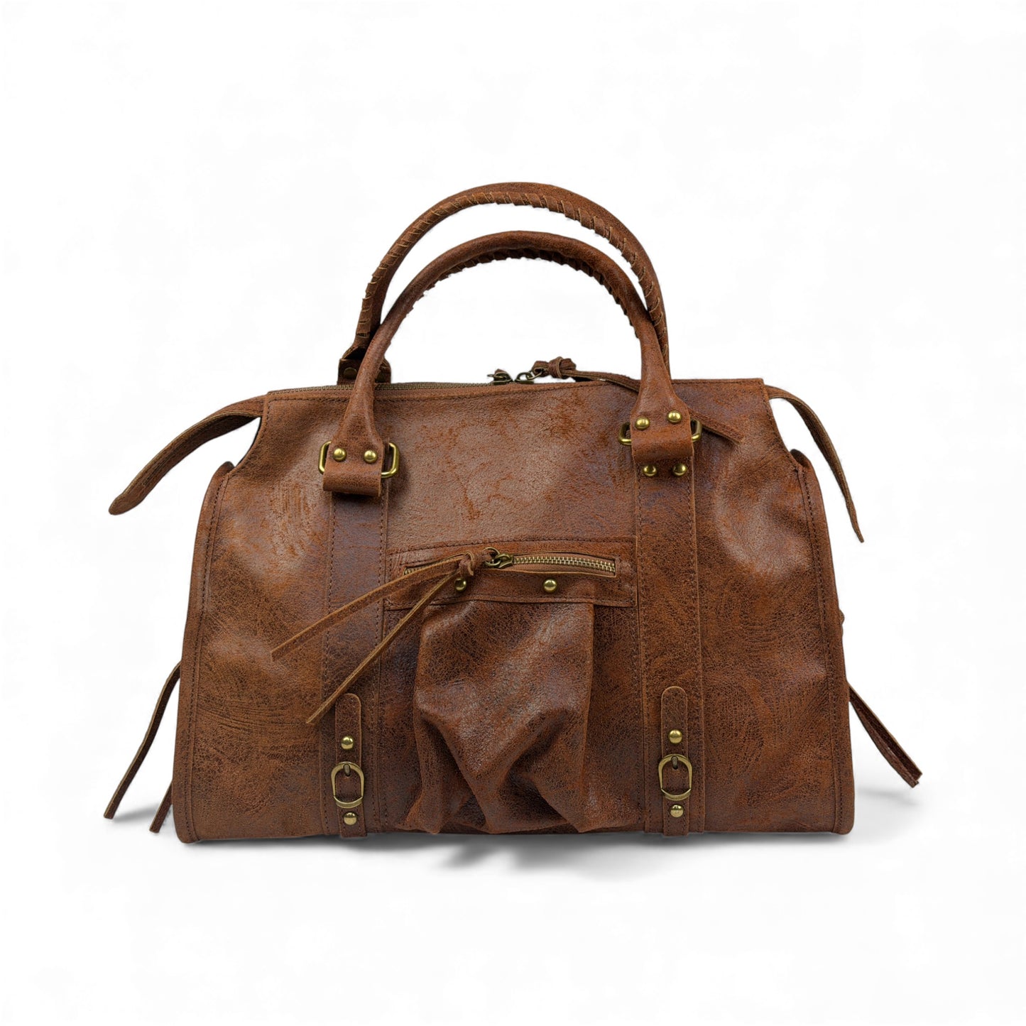 Borsa city grande GIADA - Pelle stampata in borsa a mano - EmilyHu LOVE