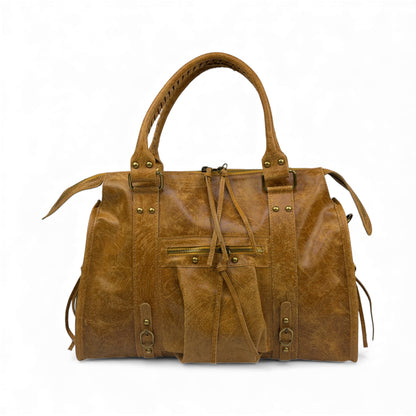 Borsa city grande GIADA - Pelle stampata in borsa a mano - EmilyHu LOVE