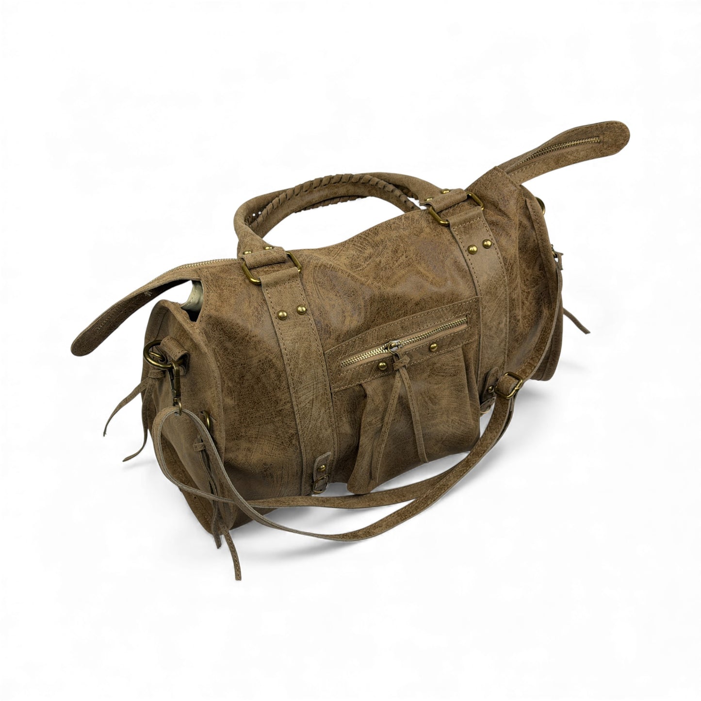 Borsa city grande GIADA - Pelle stampata in borsa a mano - EmilyHu LOVE