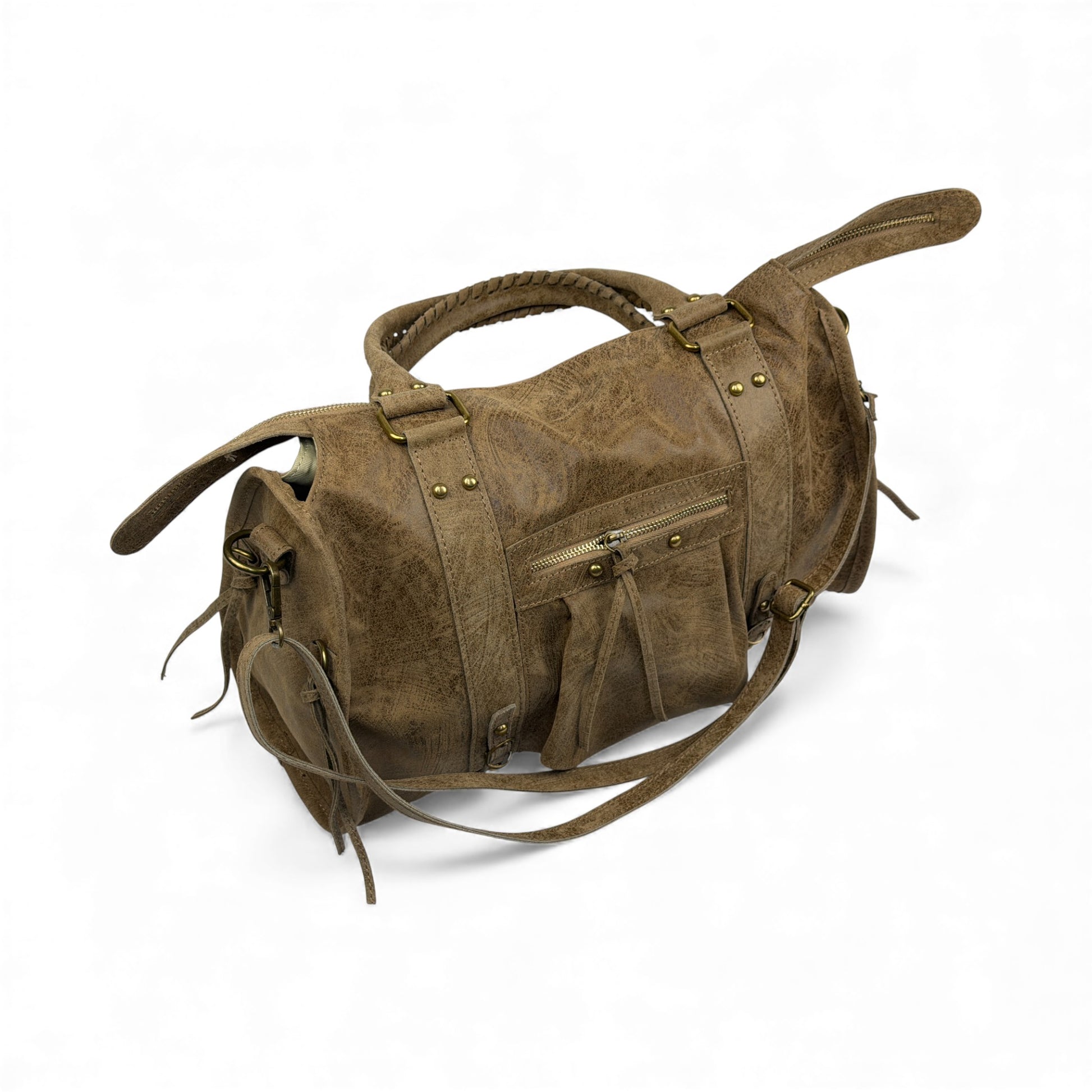 Borsa city grande GIADA - Pelle stampata in borsa a mano - EmilyHu LOVE