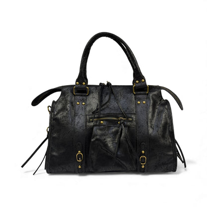 Borsa city grande GIADA - Pelle stampata in borsa a mano - EmilyHu LOVE