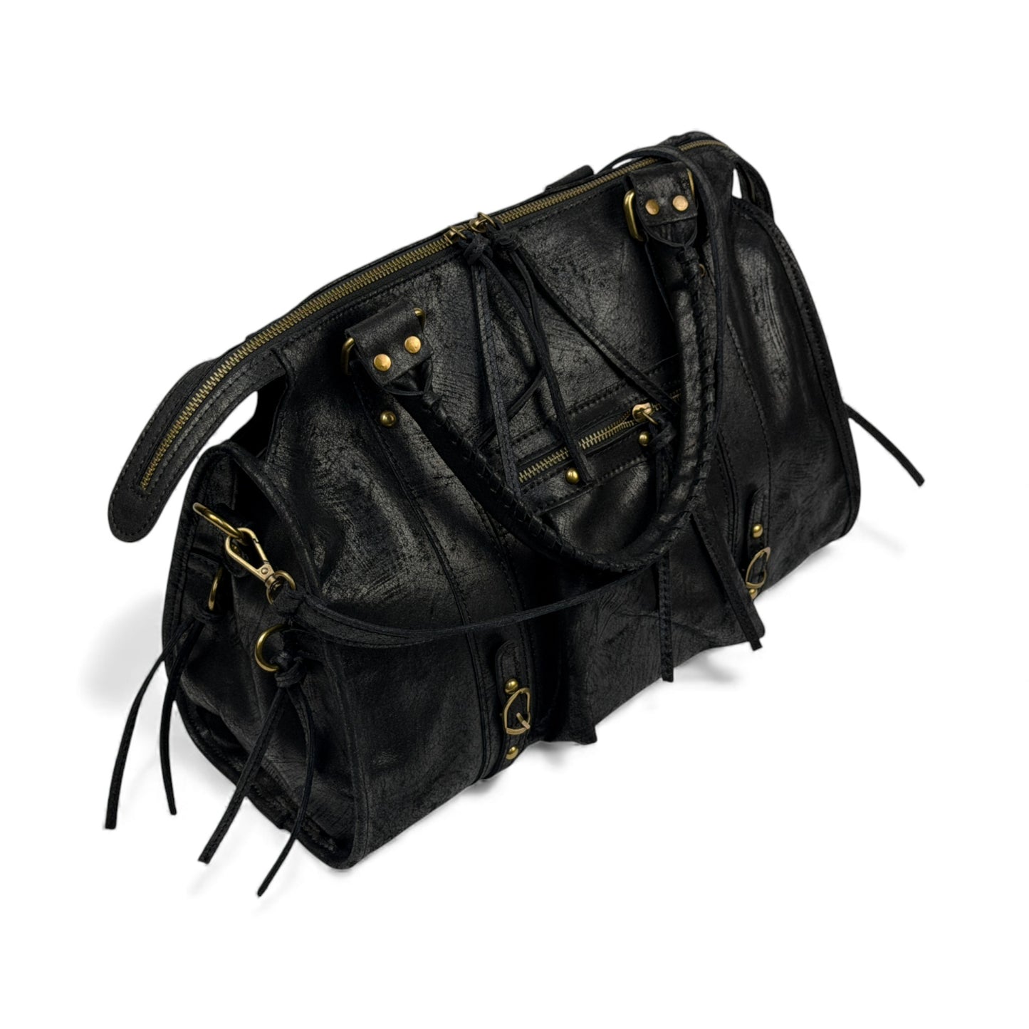 Borsa city grande GIADA - Pelle stampata in borsa a mano - EmilyHu LOVE