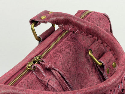 Borsa city grande GIADA - Pelle stampata in borsa a mano - EmilyHu LOVE