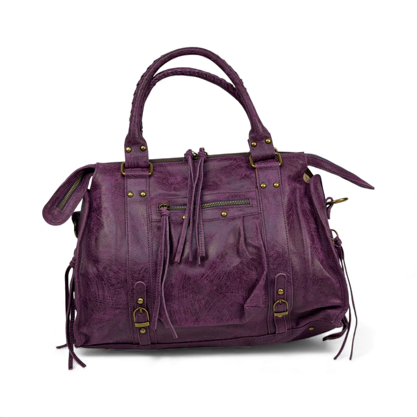 Borsa city grande GIADA - Pelle stampata in borsa a mano - EmilyHu LOVE