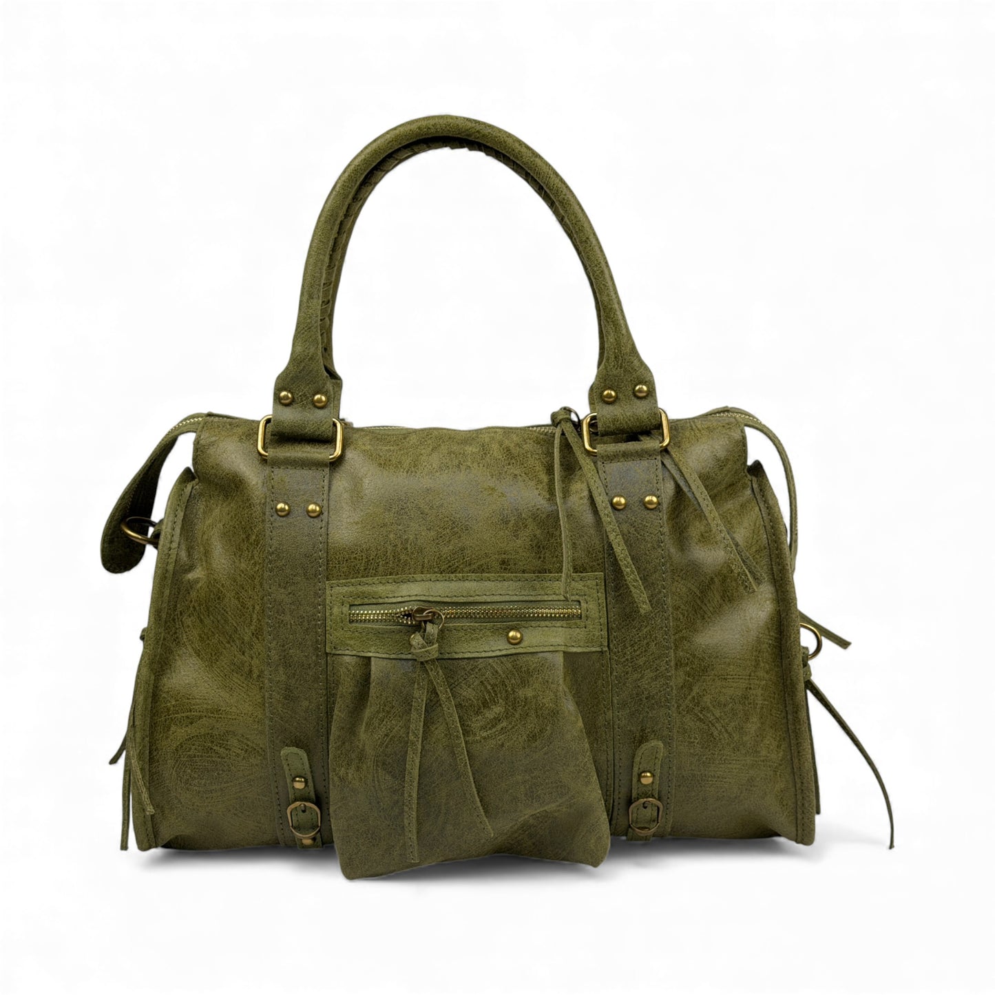 Borsa city grande GIADA - Pelle stampata in borsa a mano - EmilyHu LOVE