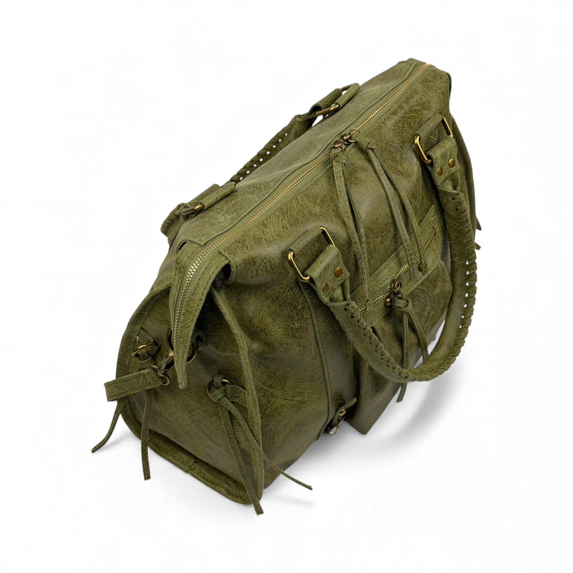 Borsa city grande GIADA - Pelle stampata in borsa a mano - EmilyHu LOVE