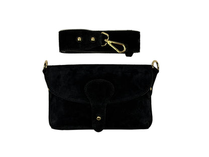 Marsupio pochette ALAN - Camoscio in borsa da polso - EmilyHu LOVE