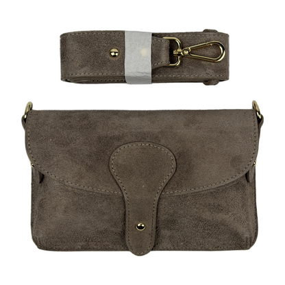 Marsupio pochette ALAN - Camoscio in borsa da polso - EmilyHu LOVE