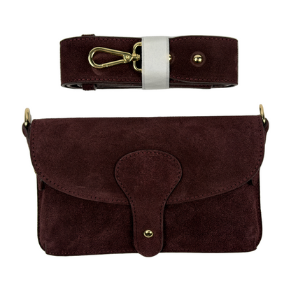 Marsupio pochette ALAN - Camoscio in borsa da polso - EmilyHu LOVE