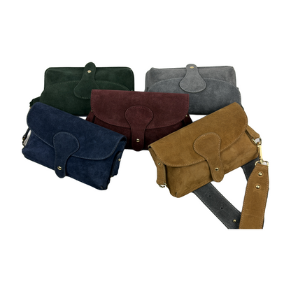 Marsupio pochette ALAN - Camoscio in borsa da polso - EmilyHu LOVE