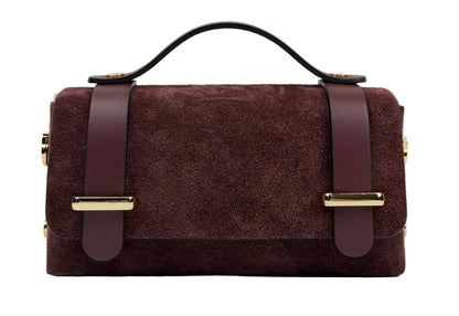 Borsa mini CHIARA - Camoscio e pelle in borsa a spalla - EmilyHu LOVE