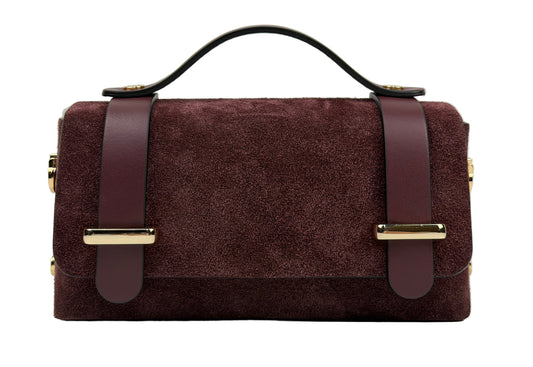 Borsa Mini a spalla - Bordeaux in borsa a spalla - EmilyHu LOVE