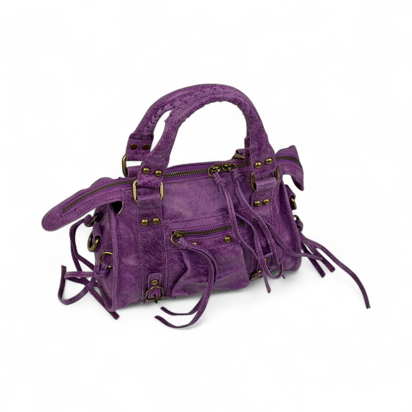 Borsa city mini GIADA - Pelle stampata in borsa a mano - EmilyHu LOVE