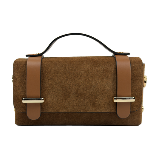Borsa Mini a Mano - Marrone in borsa a mano - EmilyHu LOVE