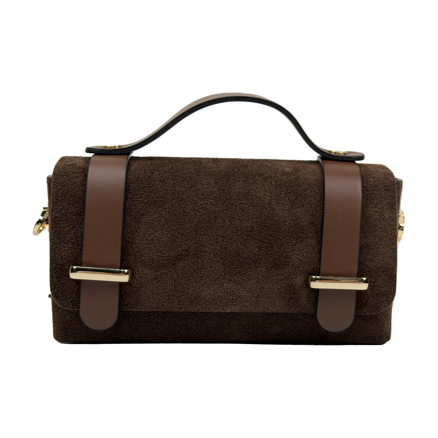 Borsa mini CHIARA - Camoscio e pelle in borsa a spalla - EmilyHu LOVE