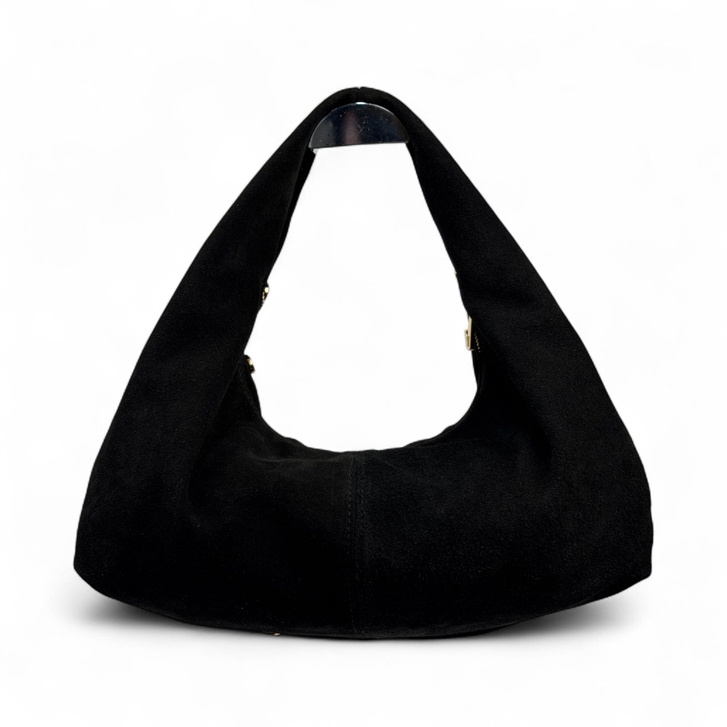 Borsa hobo con borchie LUIS - Camoscio