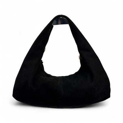 Borsa hobo con borchie LUIS - Camoscio