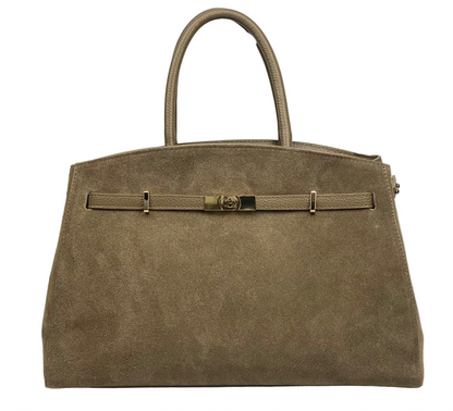 Borsa tote SONIA - Camoscio in borsa a mano - EmilyHu LOVE