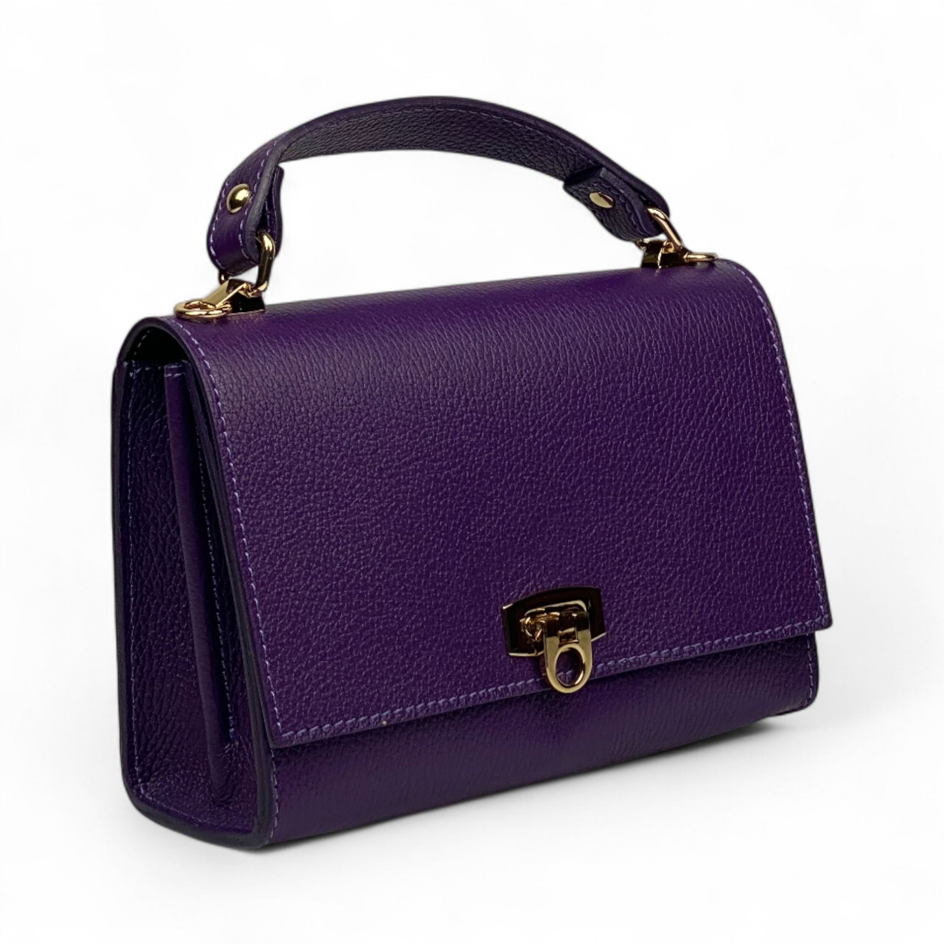 Borsa mini ADELE - Pelle martellata in borsa a mano - EmilyHu LOVE