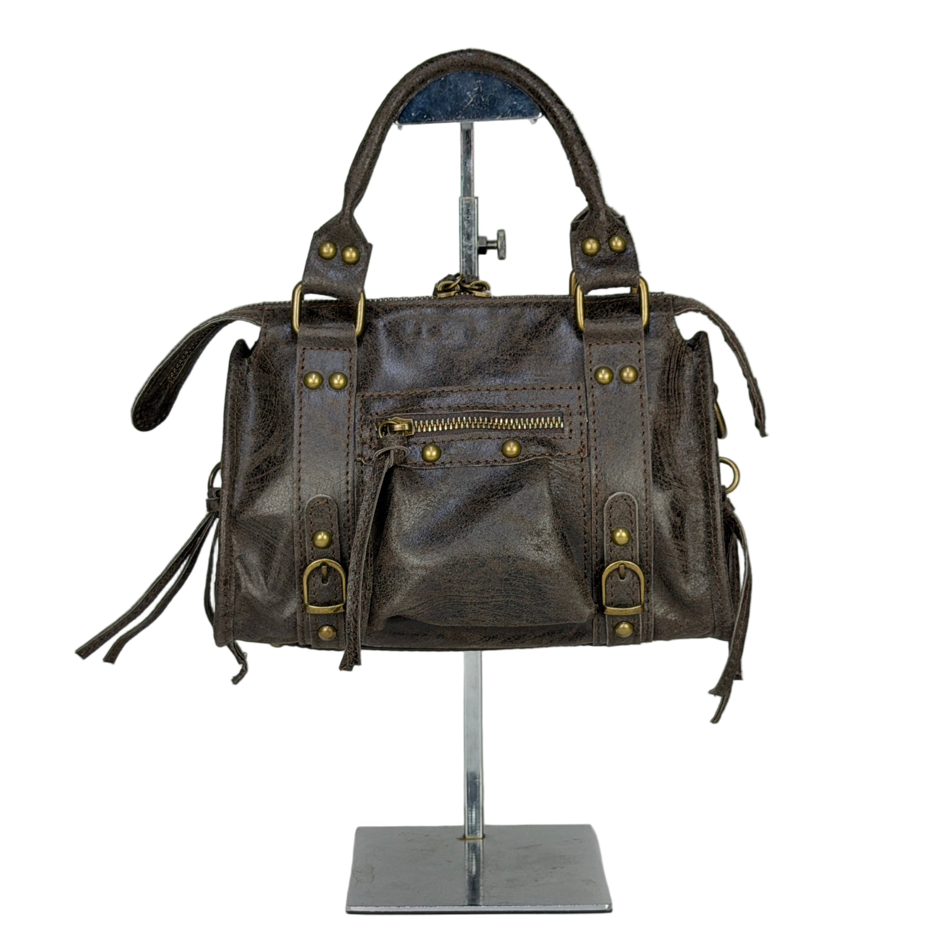 City bag mini - Marrone scuro in borsa a mano - EmilyHu LOVE