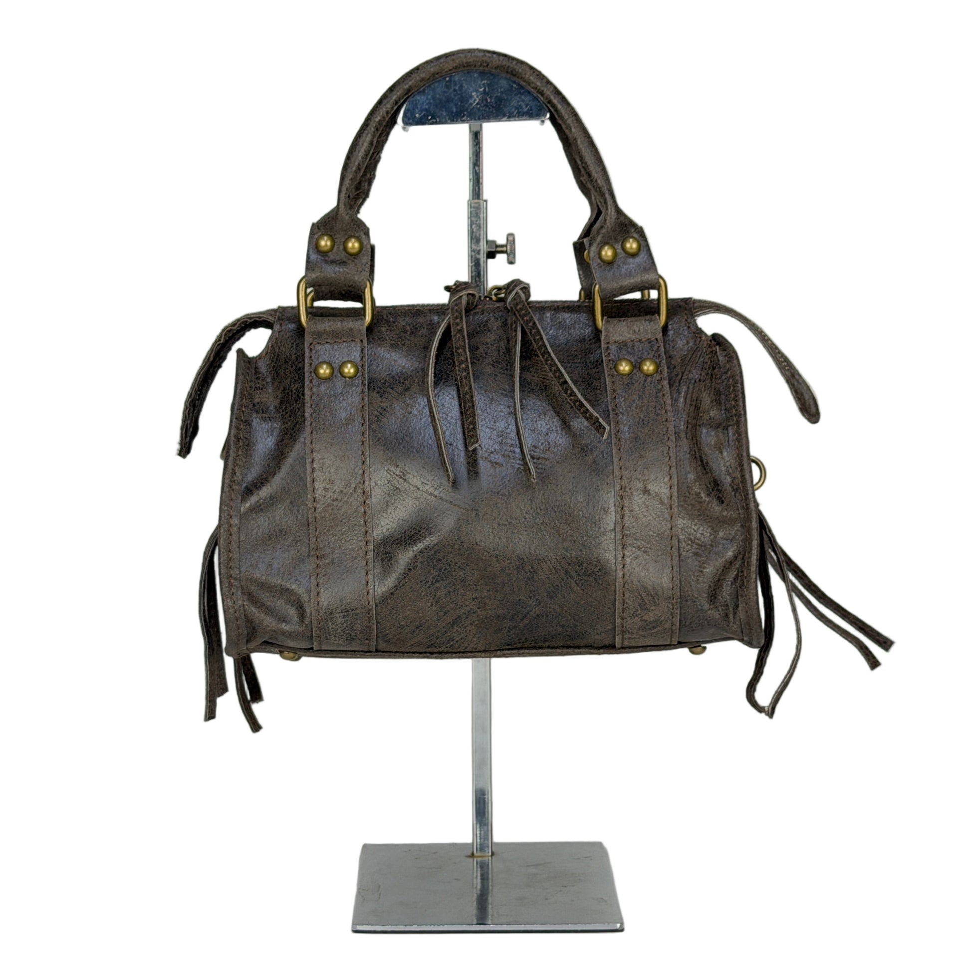 City bag mini - Marrone scuro in borsa a mano - EmilyHu LOVE