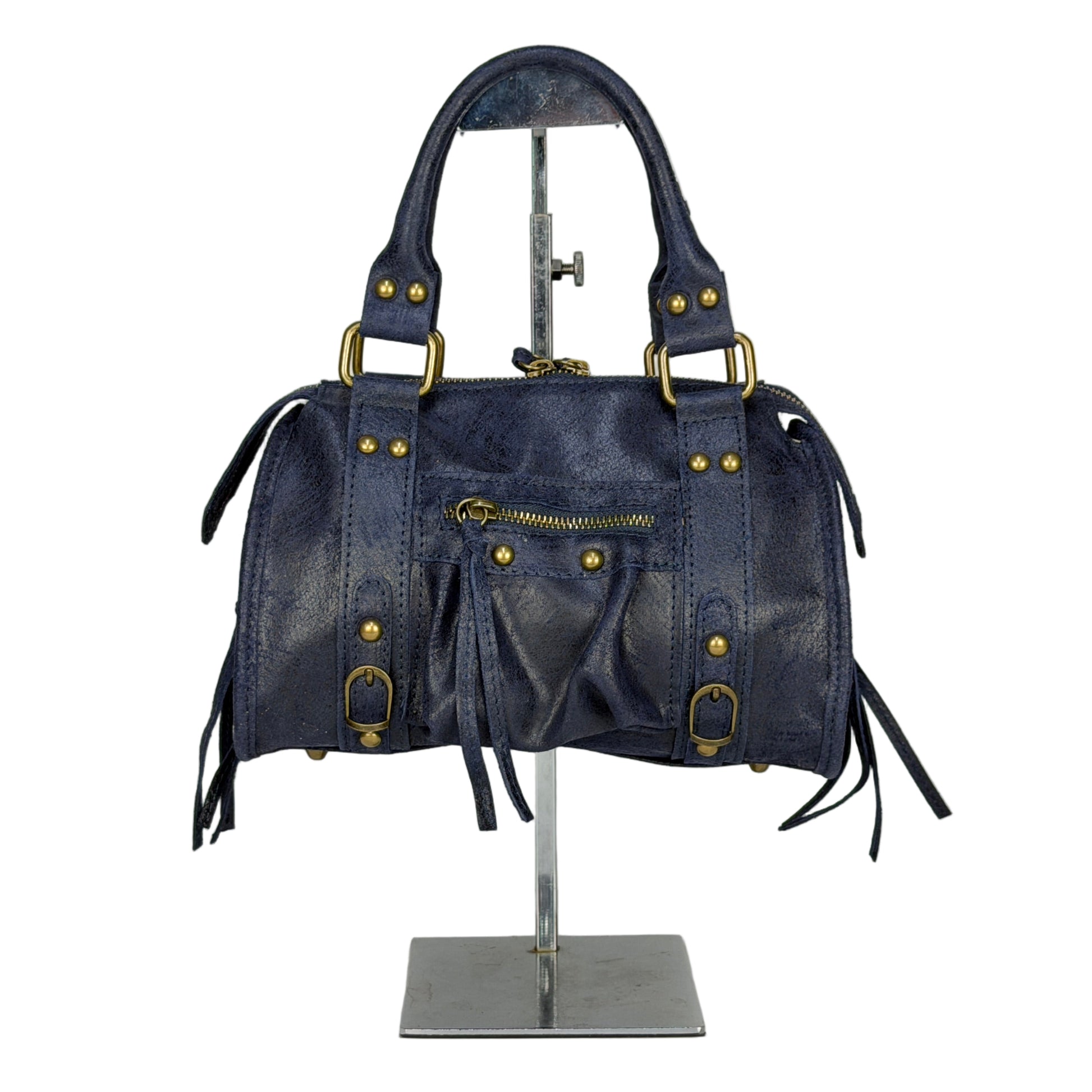 City bag mini - Blu in borsa a mano - EmilyHu LOVE