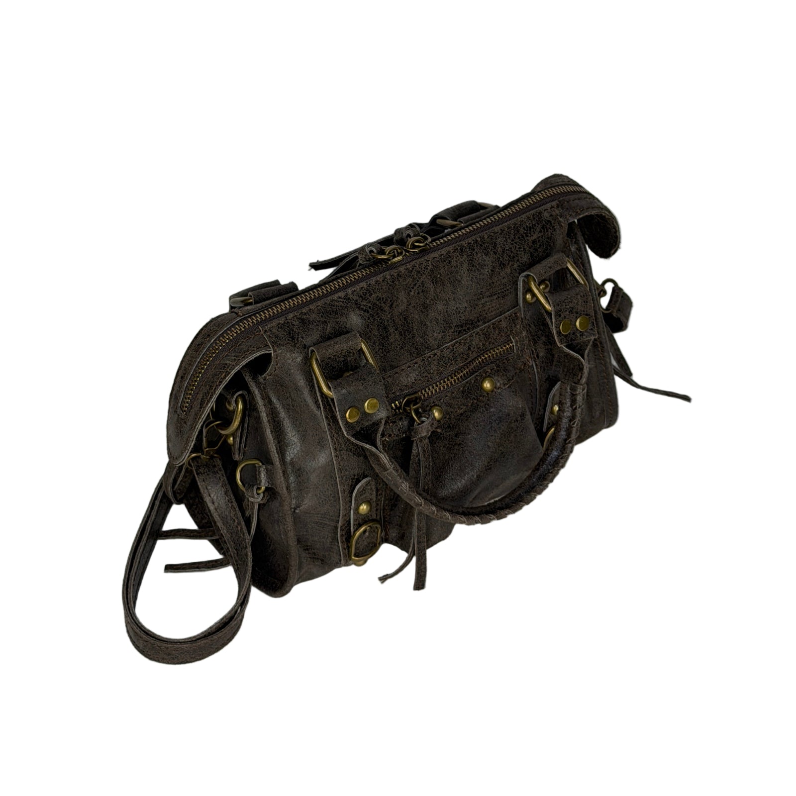 City bag mini - Marrone scuro in borsa a mano - EmilyHu LOVE