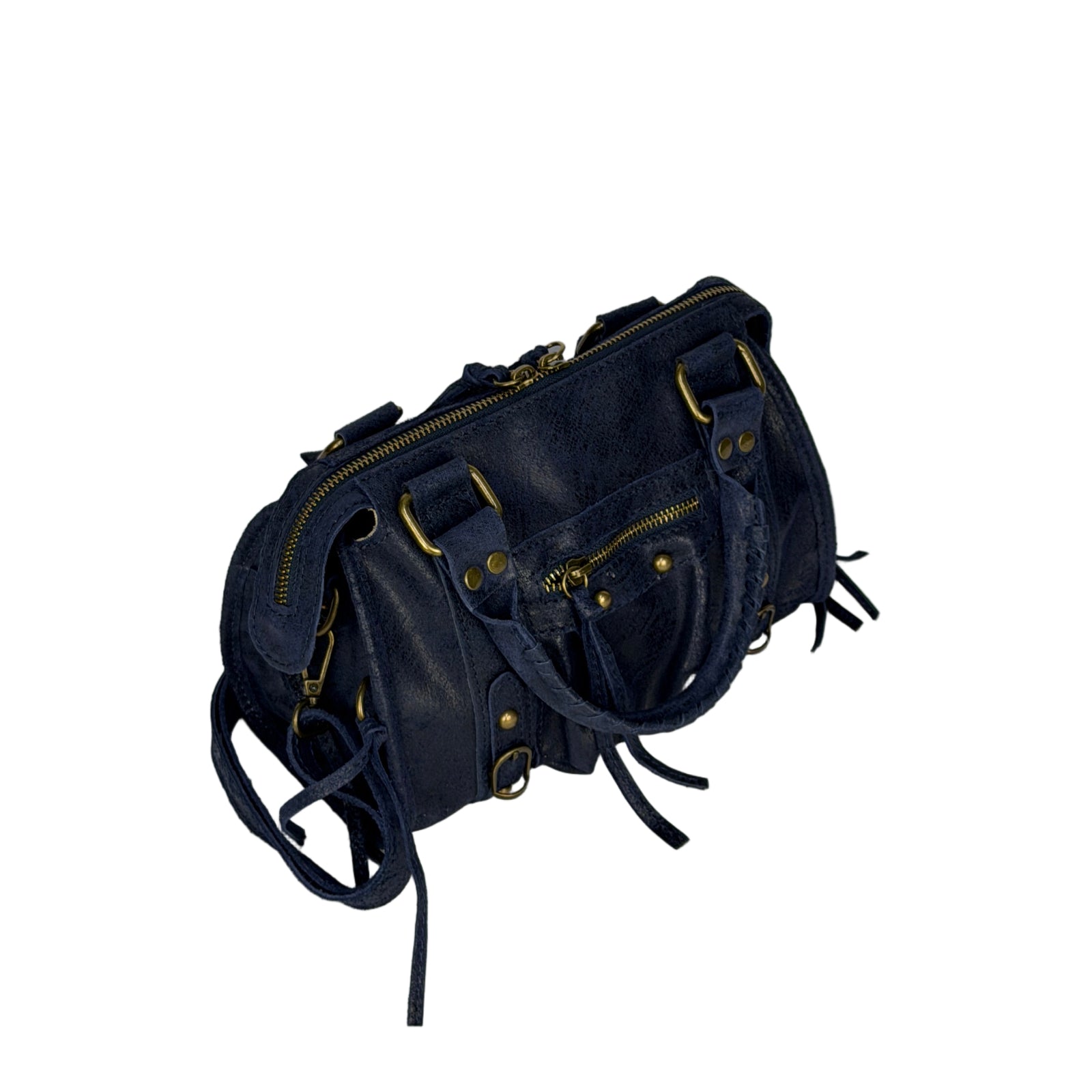 City bag mini - Blu in borsa a mano - EmilyHu LOVE