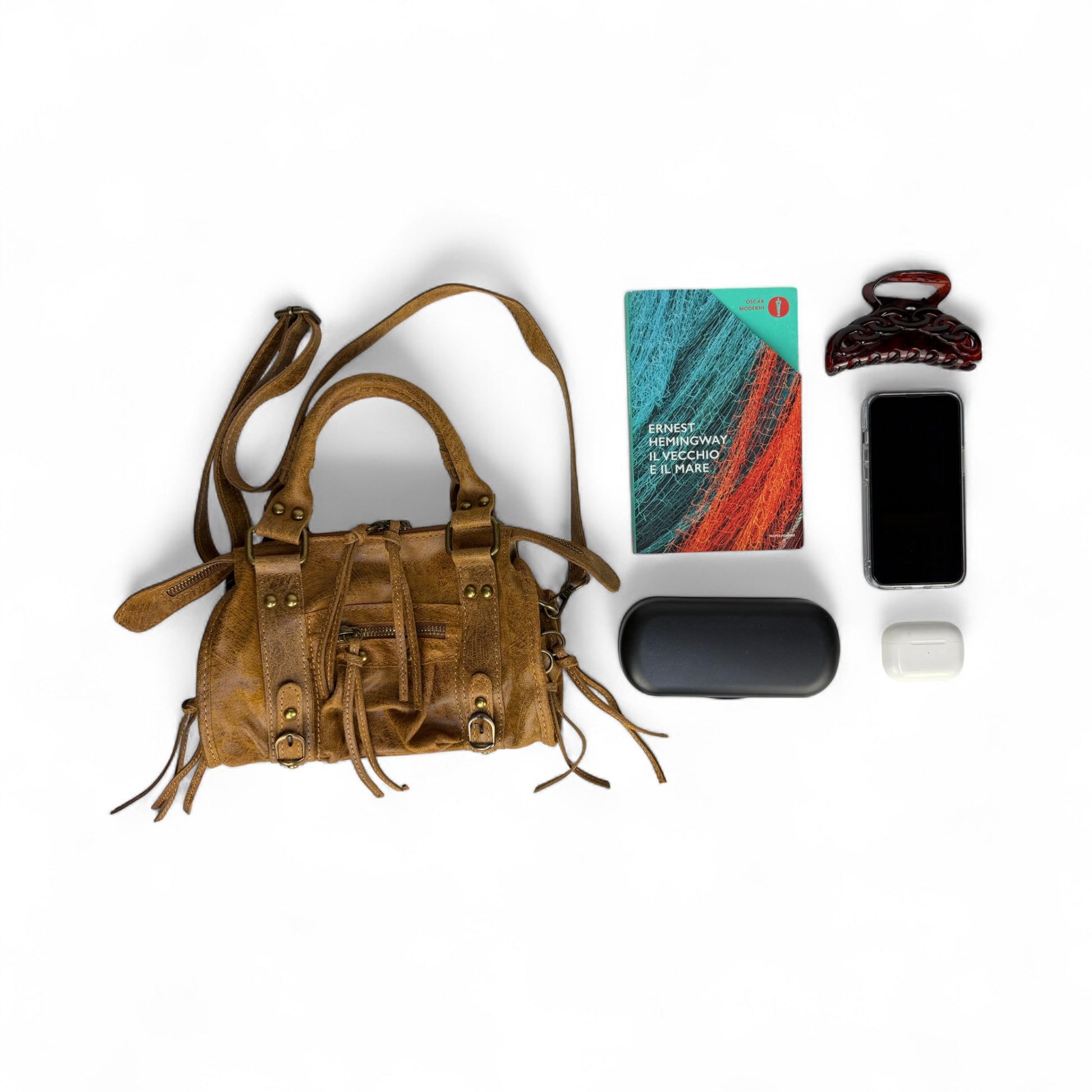 Borsa city mini GIADA - Pelle stampata in borsa a mano - EmilyHu LOVE