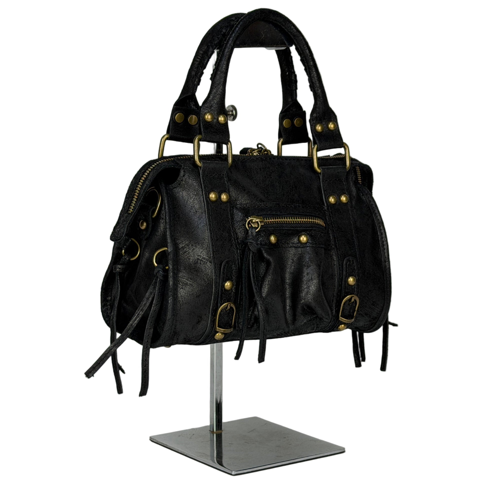 City bag mini - Nero in borsa a mano - EmilyHu LOVE