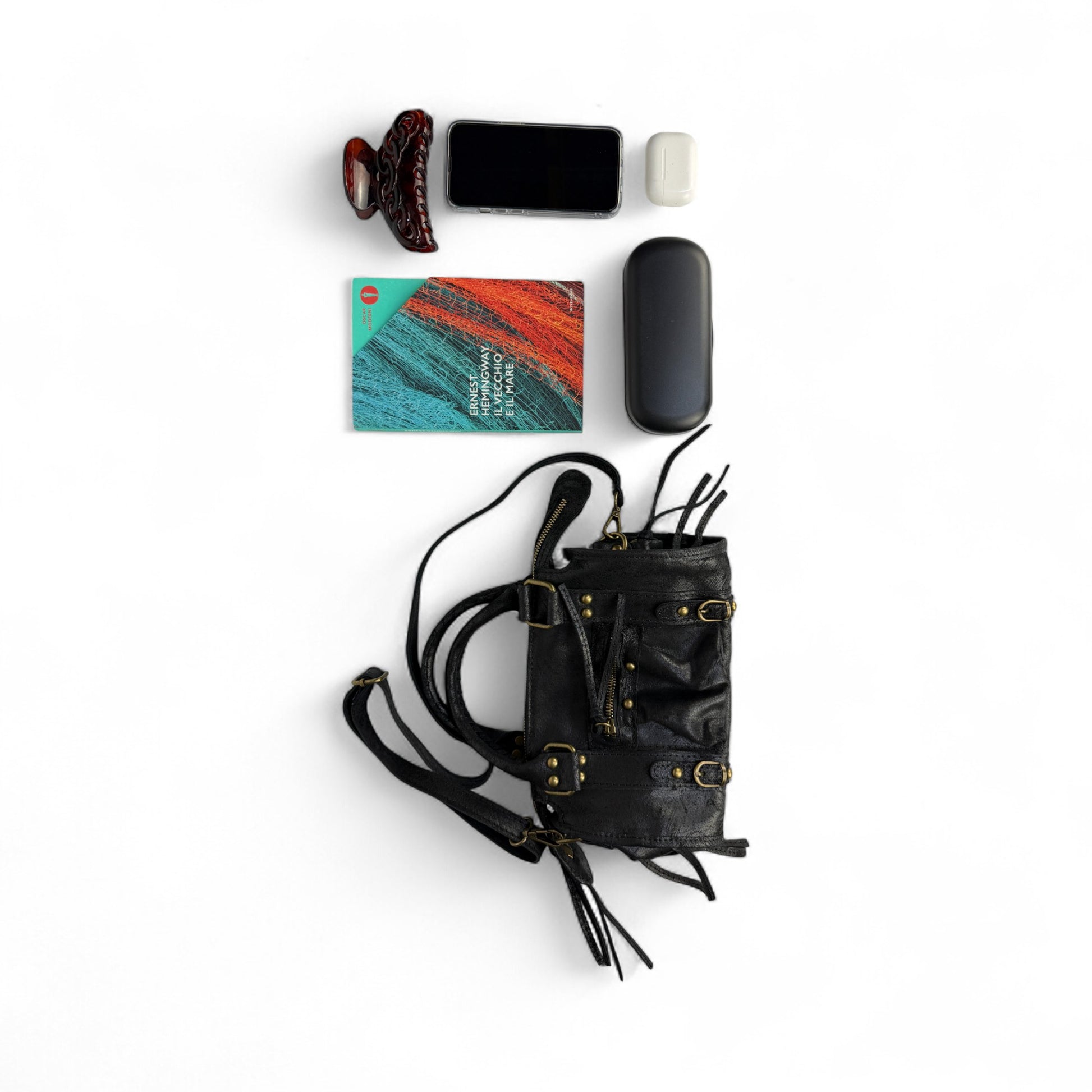 Borsa city mini GIADA - Pelle stampata in borsa a mano - EmilyHu LOVE