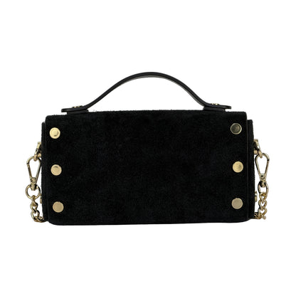 Borsa mini CHIARA - Camoscio e pelle in borsa a spalla - EmilyHu LOVE