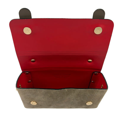 Borsa mini CHIARA - Camoscio e pelle in borsa a spalla - EmilyHu LOVE