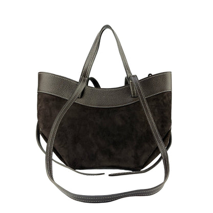 Borsa tote VENERE - Camoscio e pelle in borsa a spalla - EmilyHu LOVE