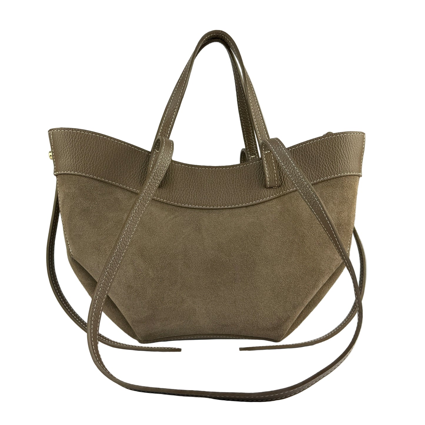 Borsa tote VENERE - Camoscio e pelle in borsa a spalla - EmilyHu LOVE