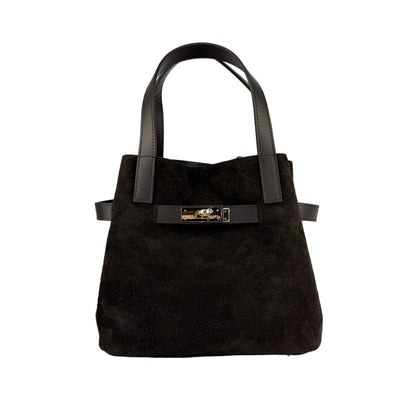 Borsa tote SILVIA - Camoscio e pelle in borsa tote - EmilyHu LOVE