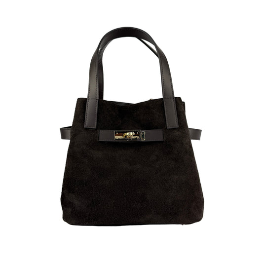 Borsa tote SILVIA - Camoscio e pelle in borsa tote - EmilyHu LOVE