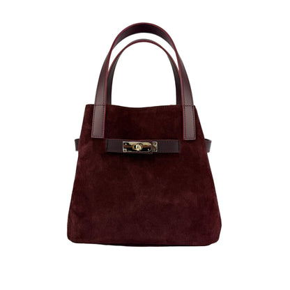 Borsa tote SILVIA - Camoscio e pelle in borsa tote - EmilyHu LOVE