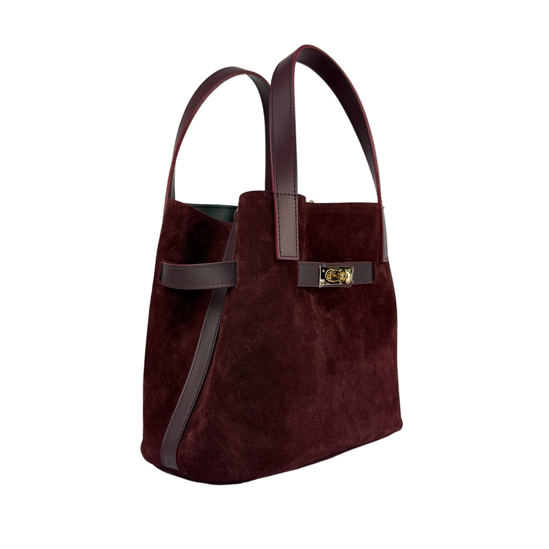 Borsa tote SILVIA - Camoscio e pelle in borsa tote - EmilyHu LOVE