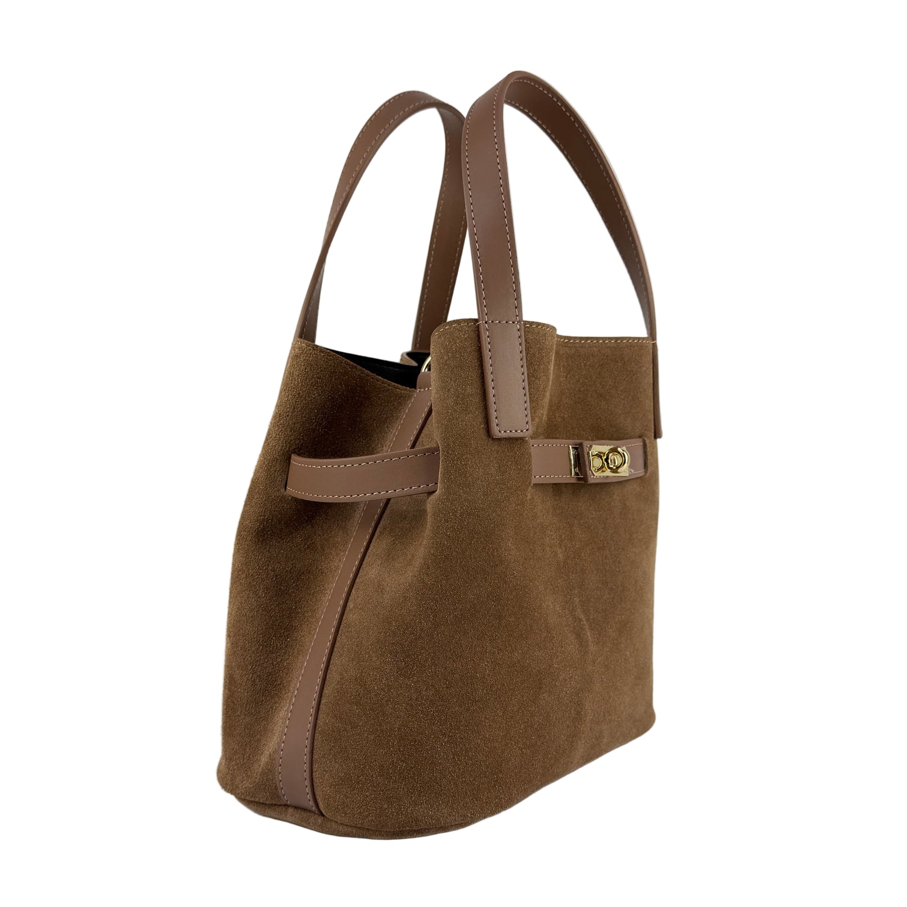 Borsa tote SILVIA - Camoscio e pelle in borsa tote - EmilyHu LOVE